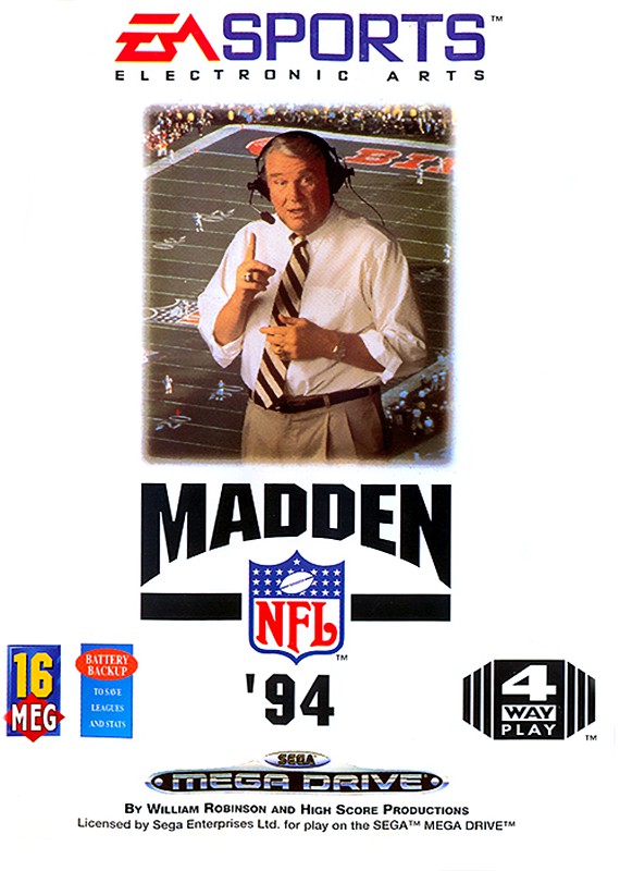 jaquette du jeu vidéo Madden NFL '94