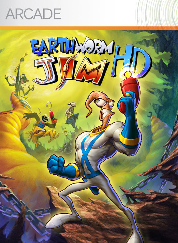 jaquette du jeu vidéo Earthworm Jim HD