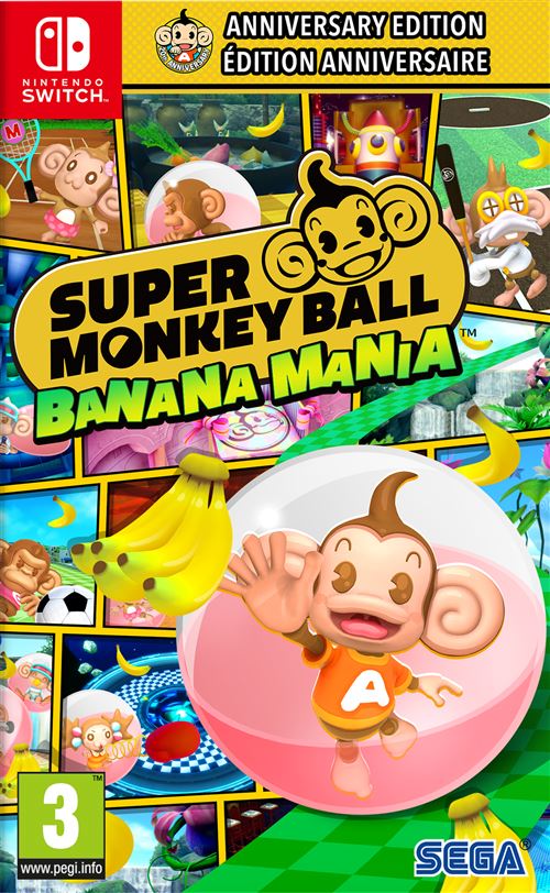 jaquette du jeu vidéo Super Monkey Ball Banana Mania
