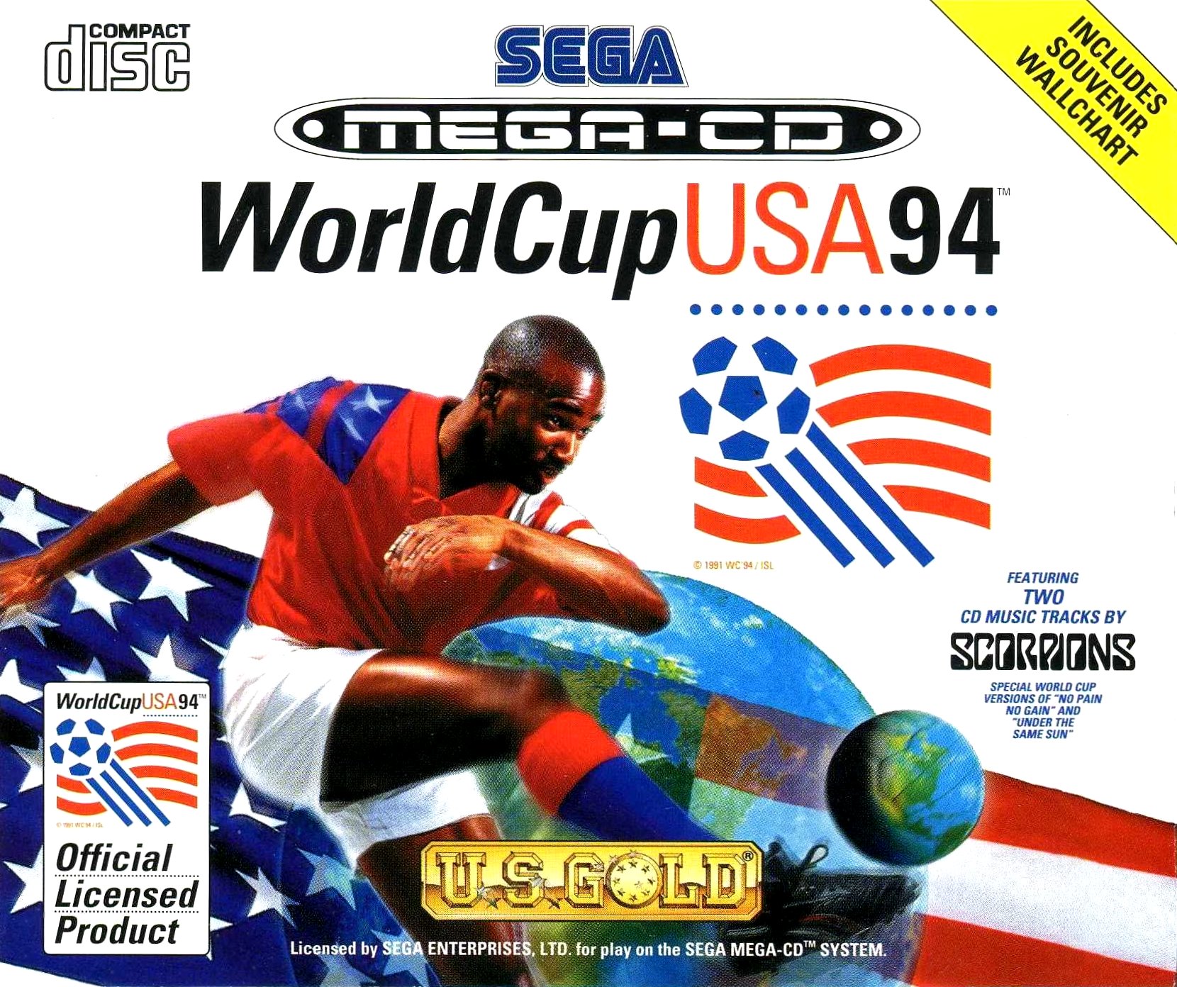 jaquette du jeu vidéo World Cup USA 94