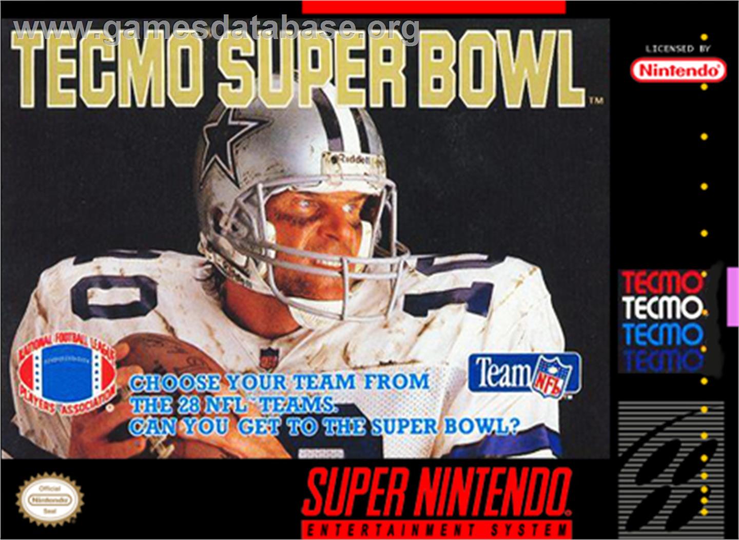 jaquette du jeu vidéo Tecmo Super Bowl