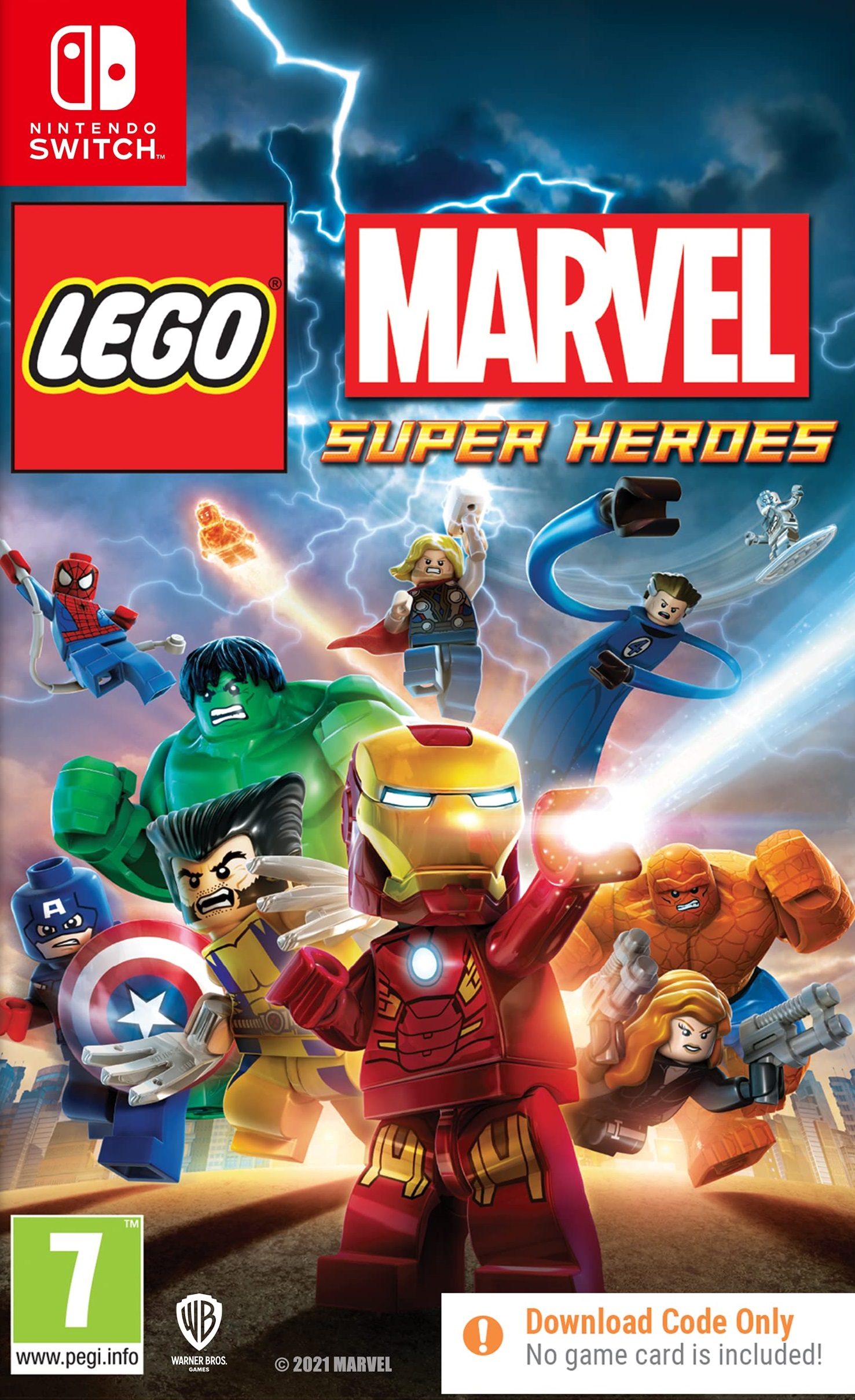 jaquette du jeu vidéo LEGO Marvel Super Heroes