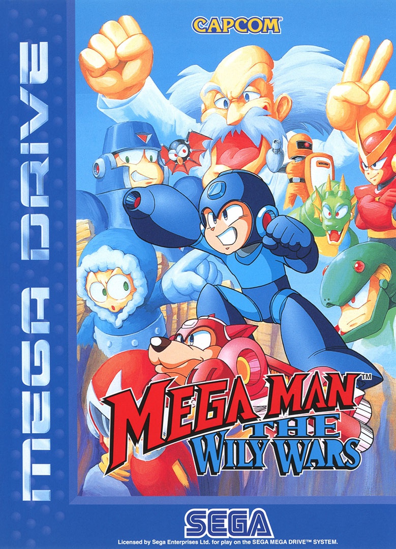 jaquette du jeu vidéo Mega Man: The Wily Wars