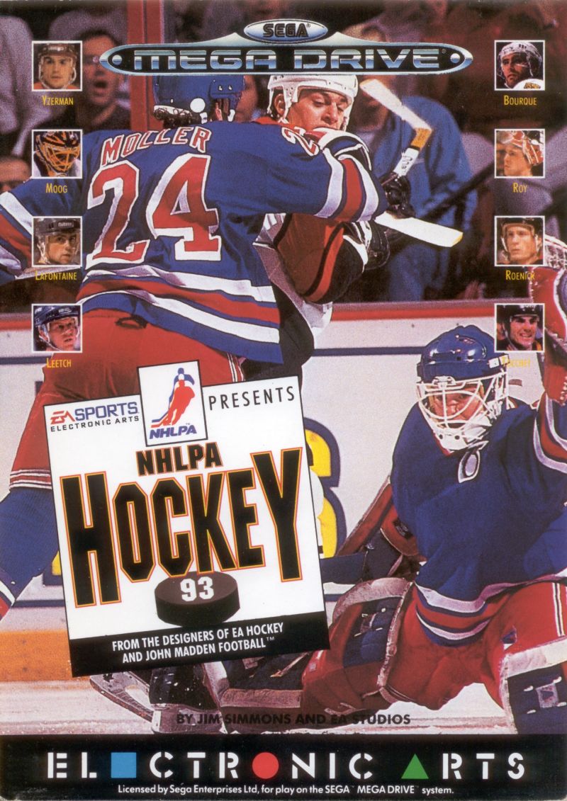 jaquette du jeu vidéo NHLPA Hockey '93