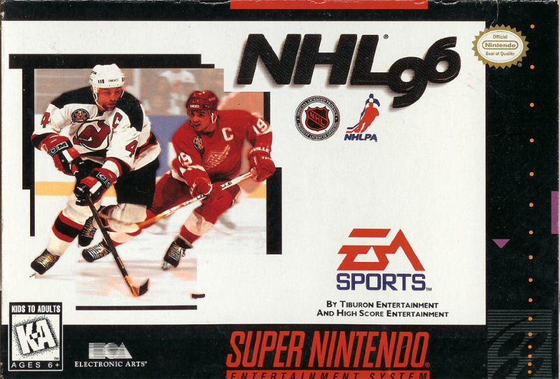 jaquette du jeu vidéo NHL 96