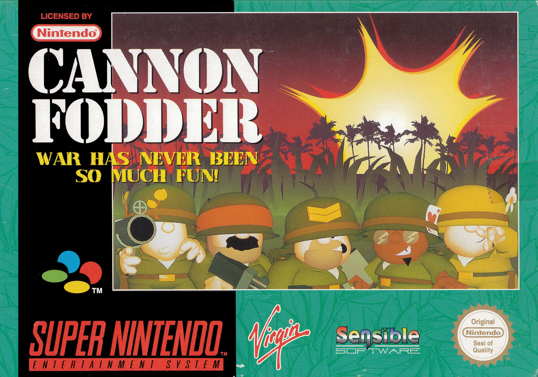 jaquette du jeu vidéo Cannon Fodder