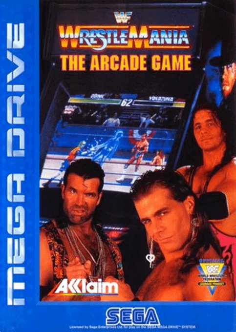 jaquette du jeu vidéo WWF Wrestlemania : The Arcade Game
