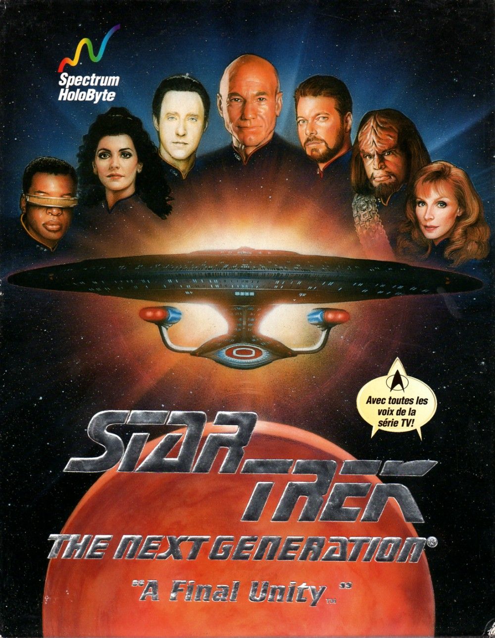 jaquette du jeu vidéo Star Trek: The Next Generation - A Final Unity