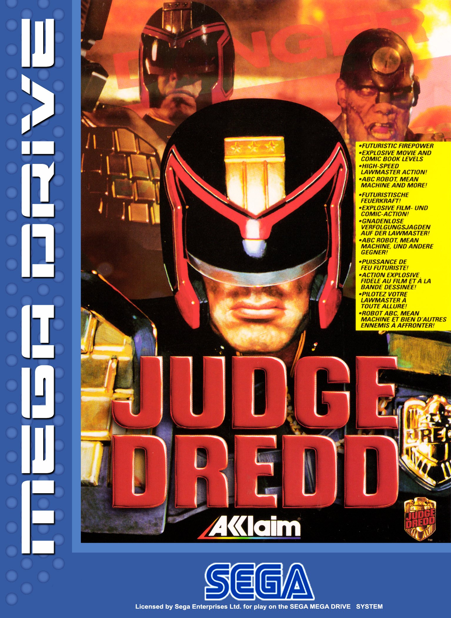 jaquette du jeu vidéo Judge Dredd