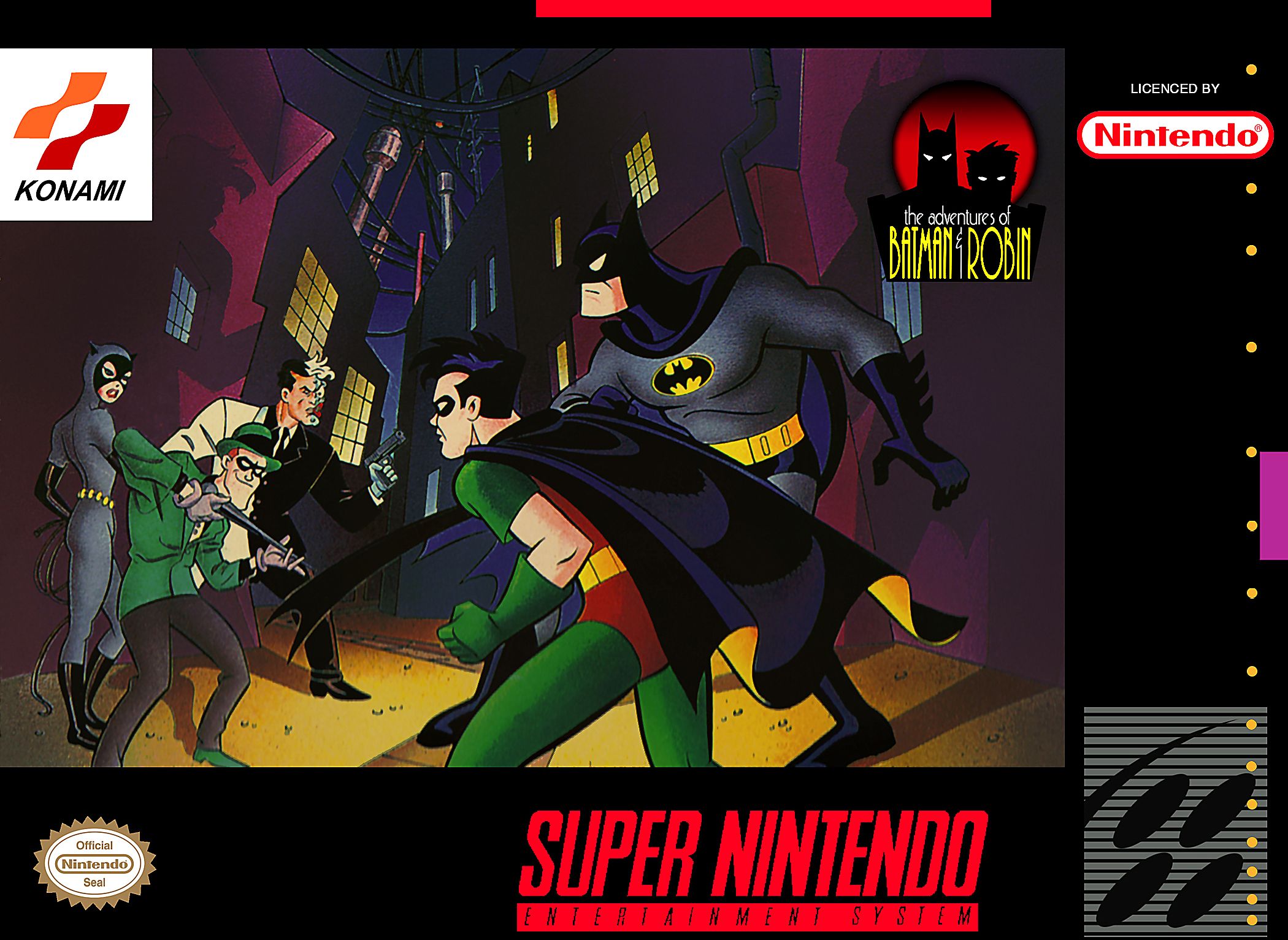 jaquette du jeu vidéo The Adventures of Batman & Robin