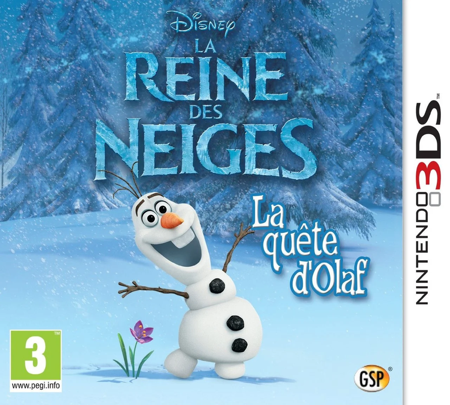 jaquette du jeu vidéo La Reine des Neiges : la Quête d'Olaf