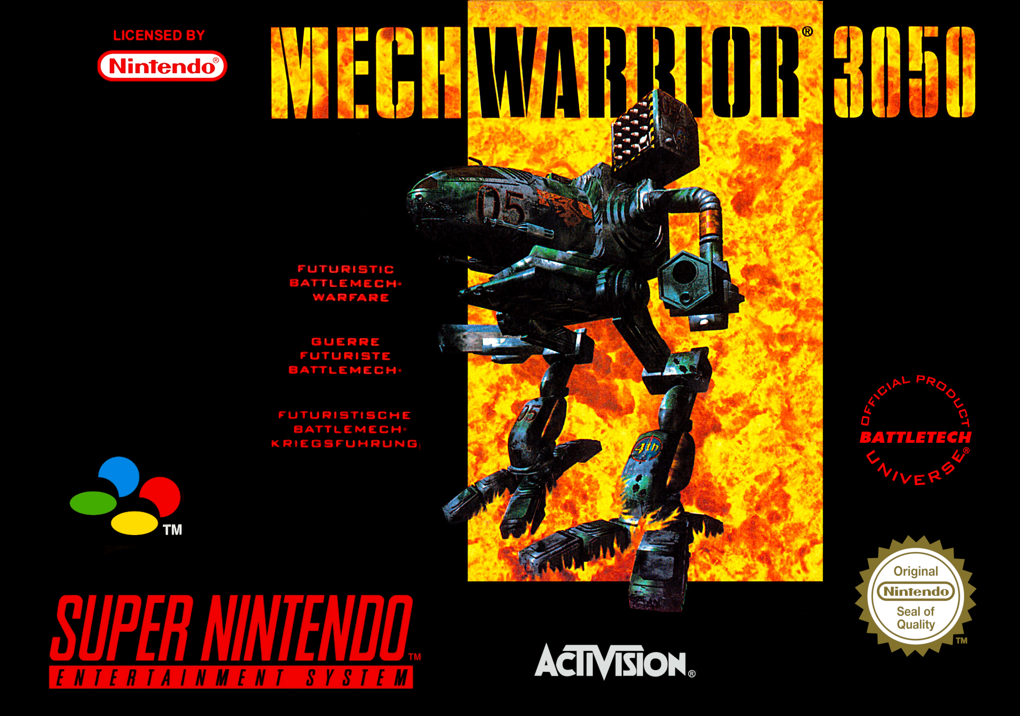 jaquette du jeu vidéo MechWarrior 3050