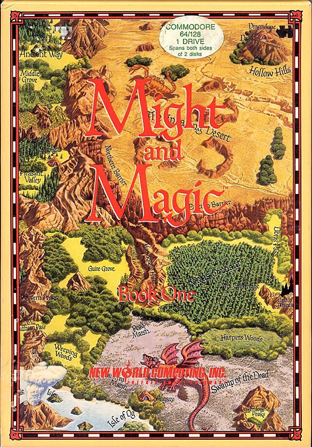 jaquette du jeu vidéo Might and Magic Book One: The Secret of the Inner Sanctum