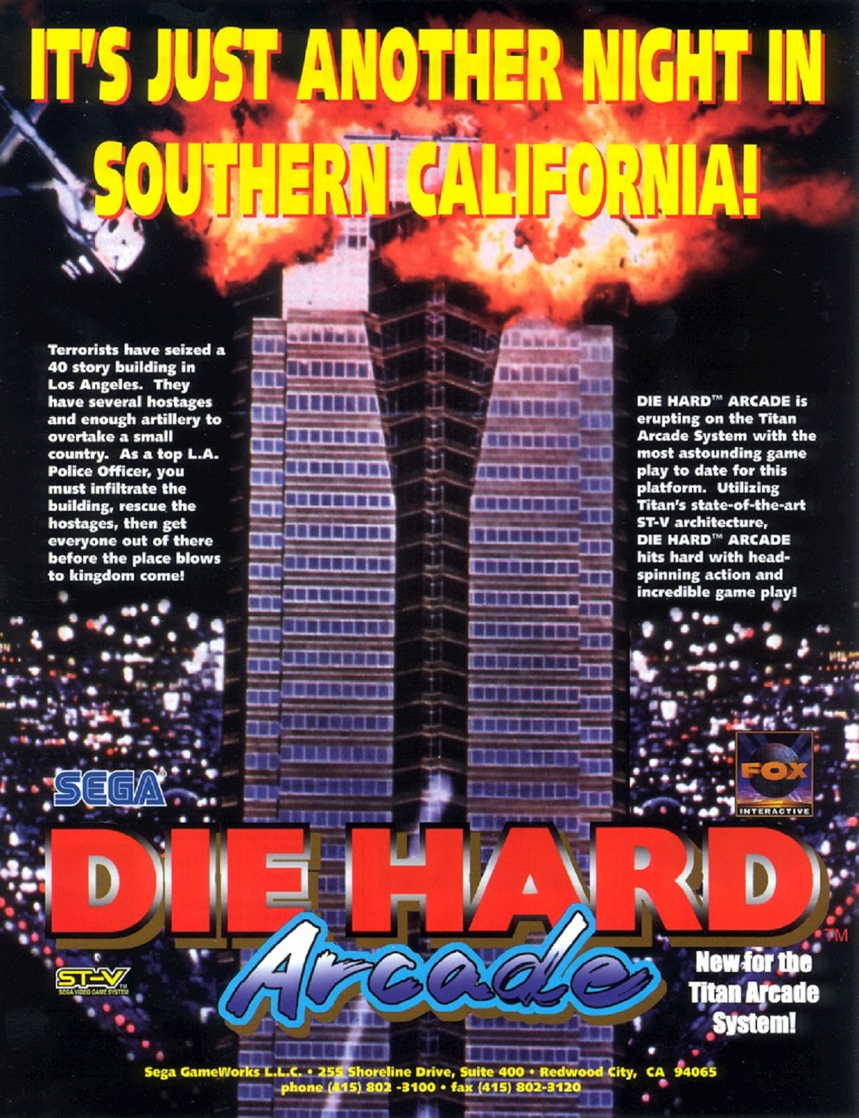 jaquette du jeu vidéo Die Hard Arcade