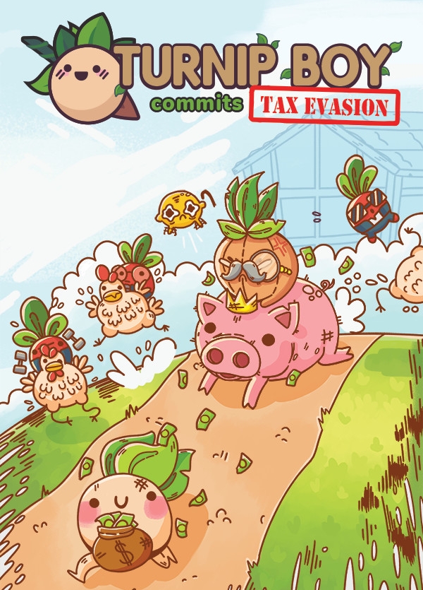 jaquette du jeu vidéo Turnip Boy Commits Tax Evasion