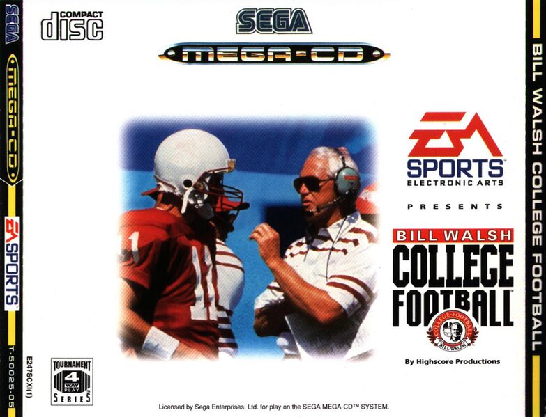 jaquette du jeu vidéo Bill Walsh College Football