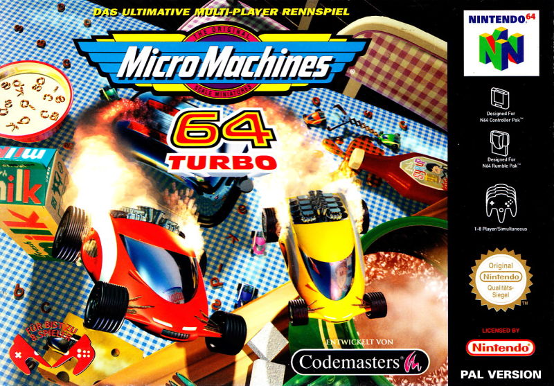 jaquette du jeu vidéo MicroMachines V3
