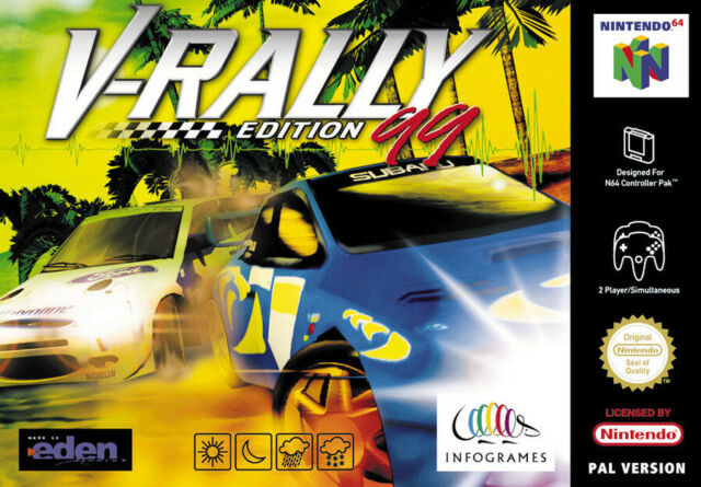 jaquette du jeu vidéo V-Rally