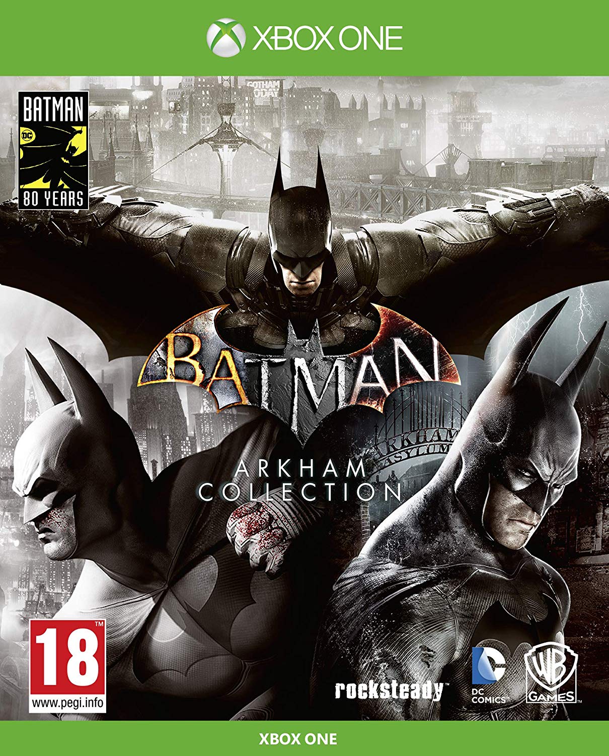jaquette du jeu vidéo Batman Arkham Collection