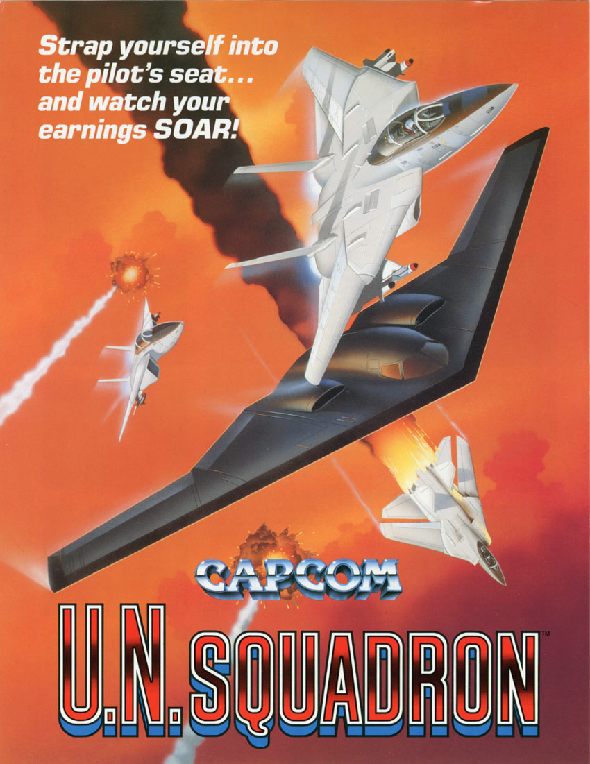 jaquette du jeu vidéo U.N. Squadron