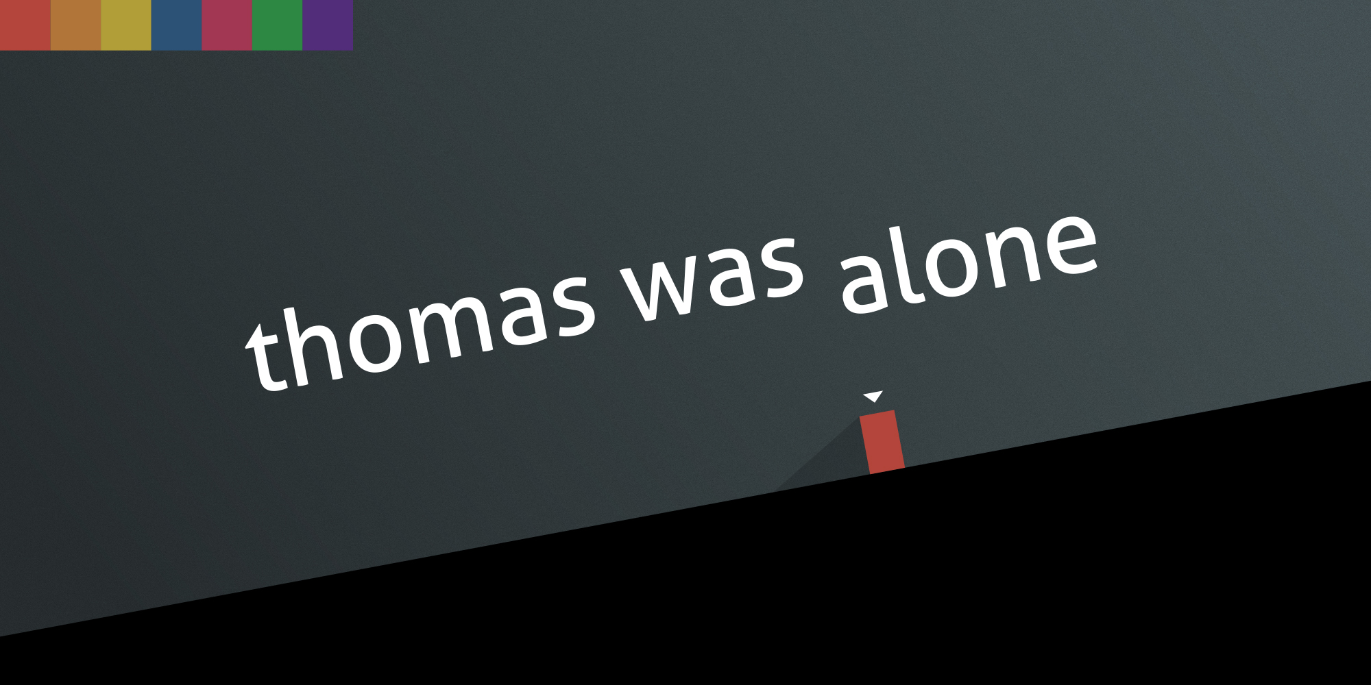 jaquette du jeu vidéo Thomas Was Alone