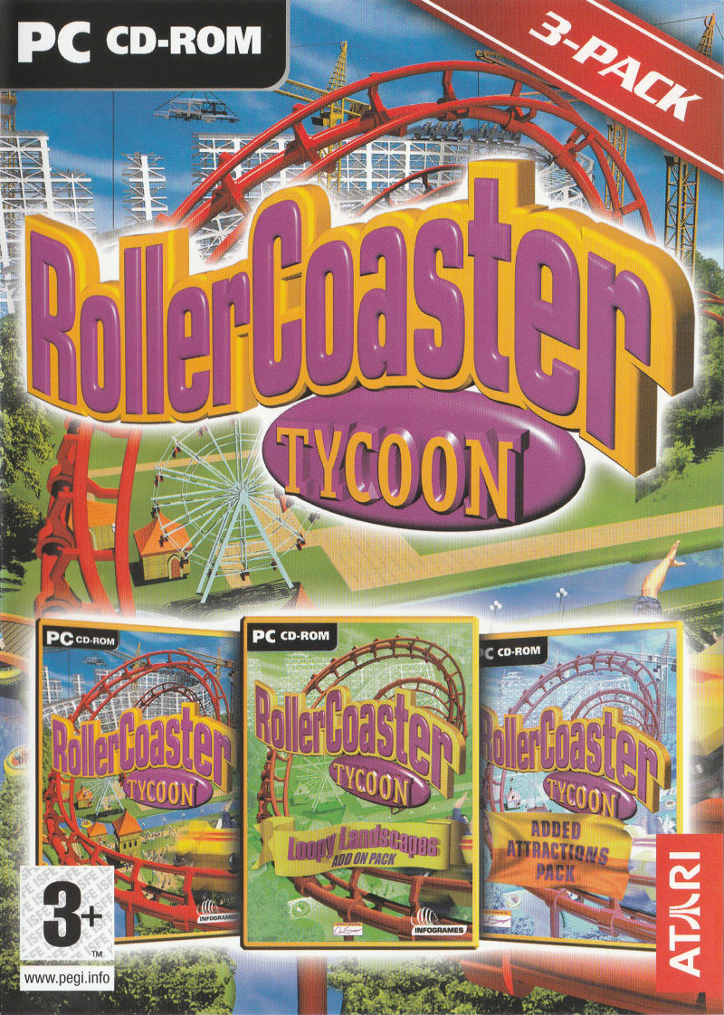 jaquette du jeu vidéo RollerCoaster Tycoon Deluxe