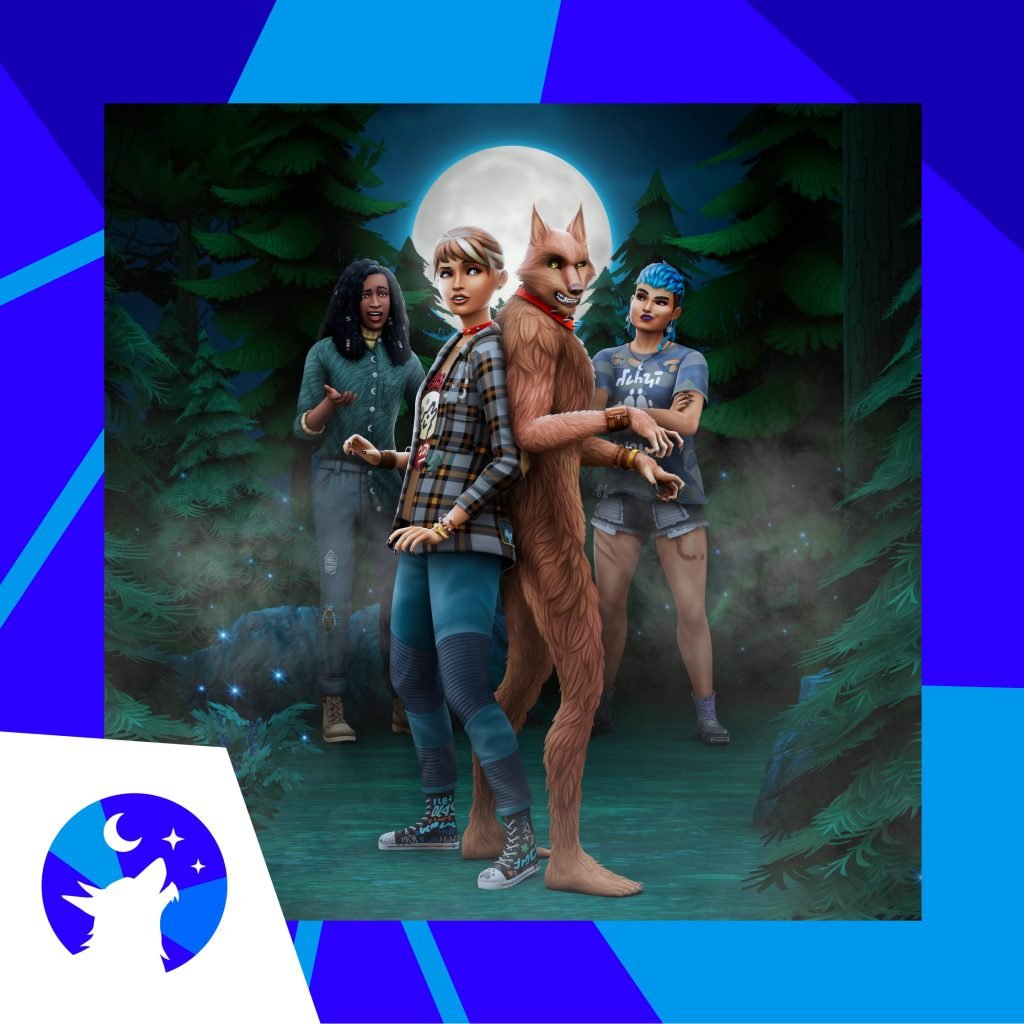 jaquette du jeu vidéo Les Sims 4 : Loups-Garous