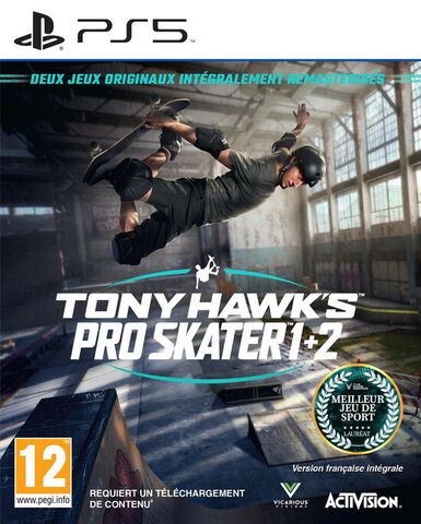 jaquette du jeu vidéo Tony Hawk's Pro Skater 1+2