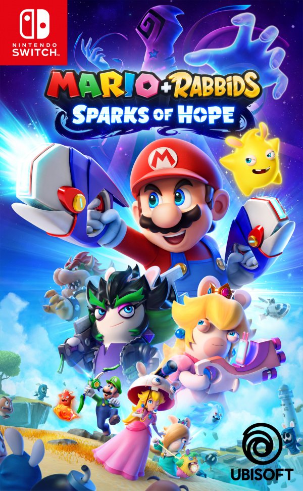 jaquette du jeu vidéo Mario + The Lapins Crétins: Sparks of Hope