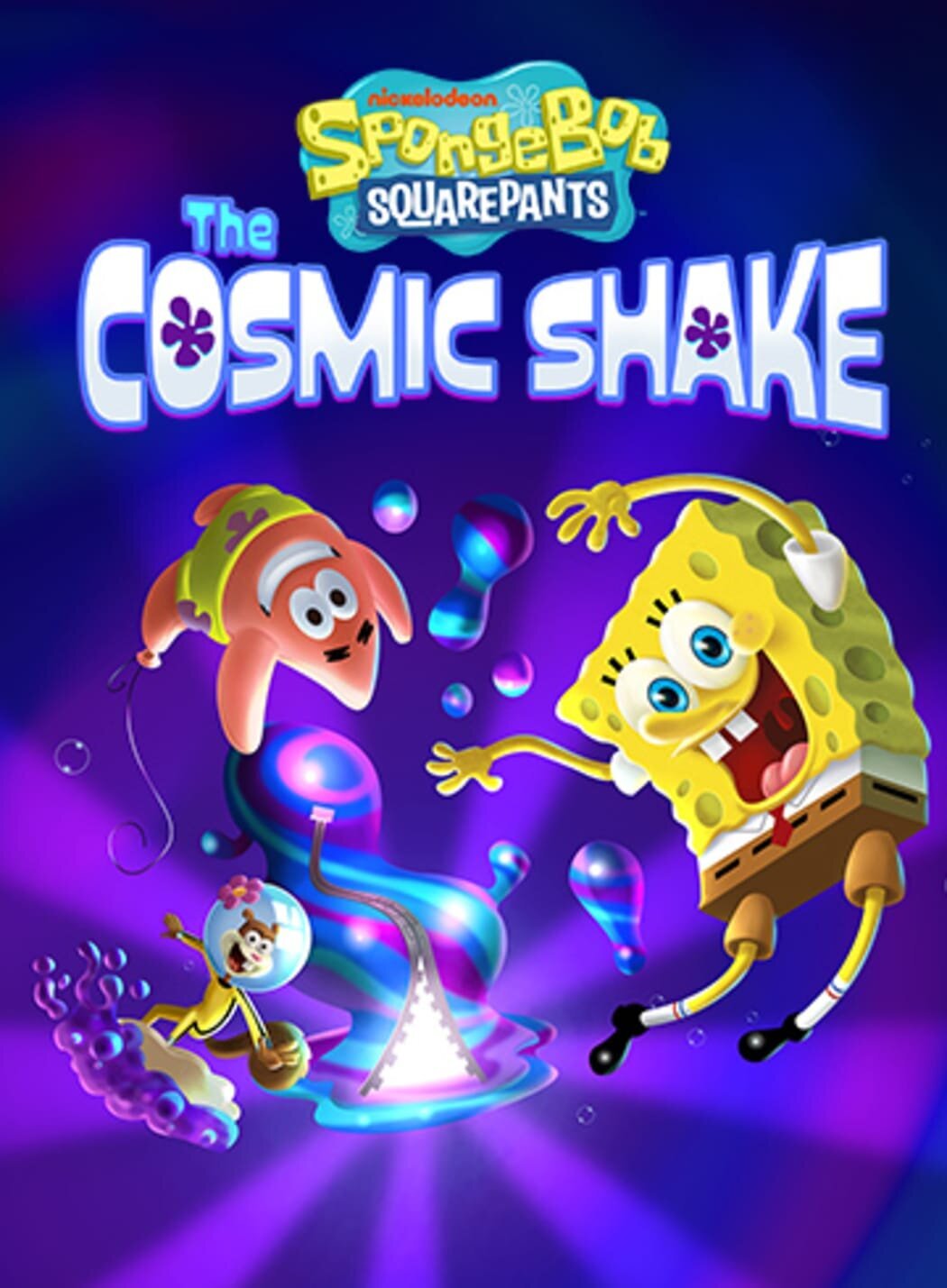 jaquette du jeu vidéo Bob l'éponge : The Cosmic Shake