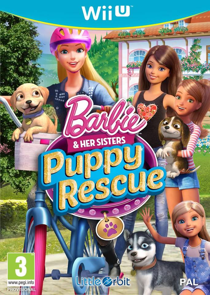 jaquette du jeu vidéo Barbie et Ses Soeurs : La Grande Aventure Des Chiots