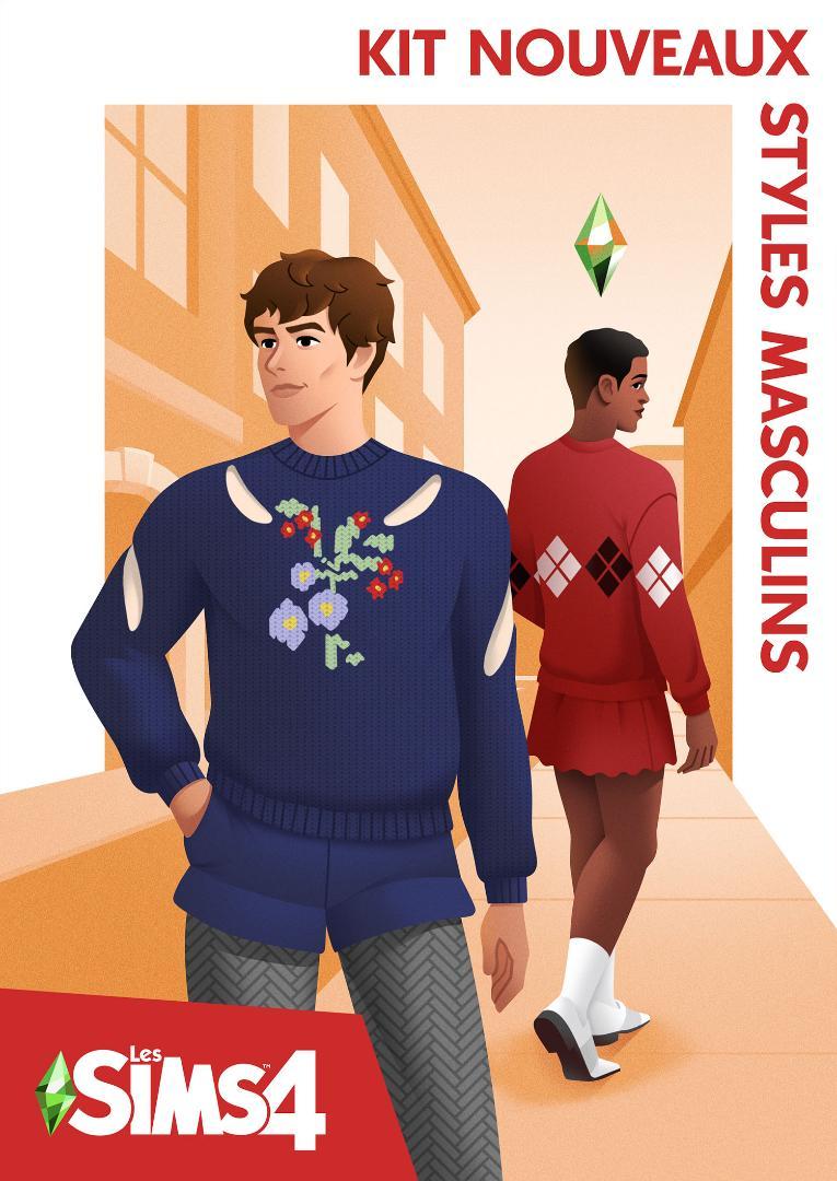 jaquette du jeu vidéo Les Sims 4 : Kit Nouveaux styles masculins