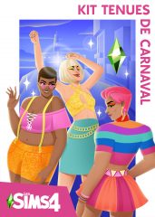 jaquette du jeu vidéo Les Sims 4 : Kit Tenues De Carnaval
