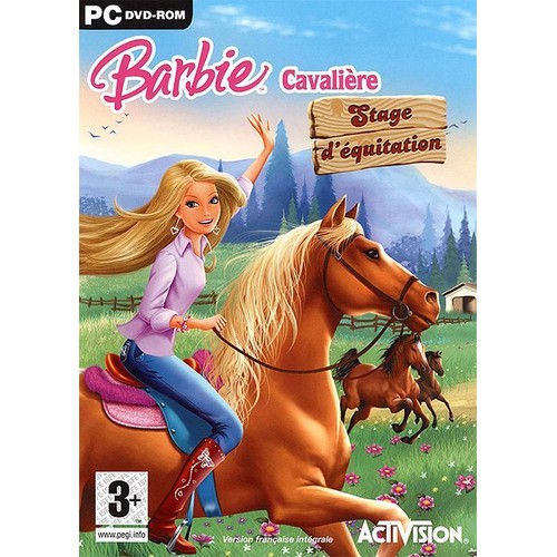 jaquette du jeu vidéo Barbie cavalière : Stage d'équitation