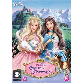 jaquette du jeu vidéo Barbie : Cœur de princesse