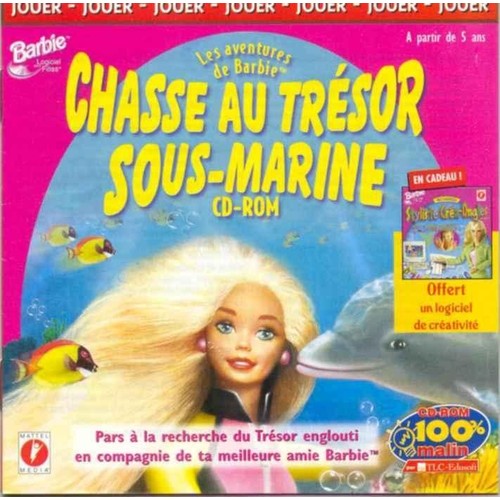 jaquette du jeu vidéo Barbie : Chasse au trésor sous marine
