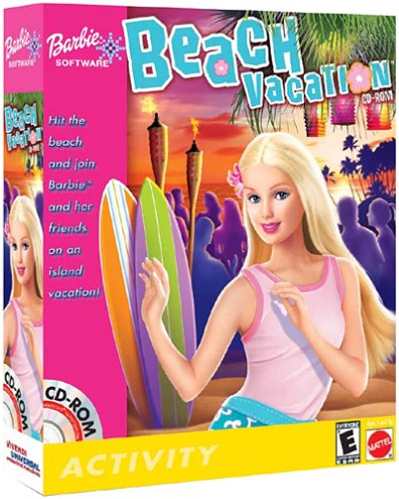 jaquette du jeu vidéo Barbie à la plage