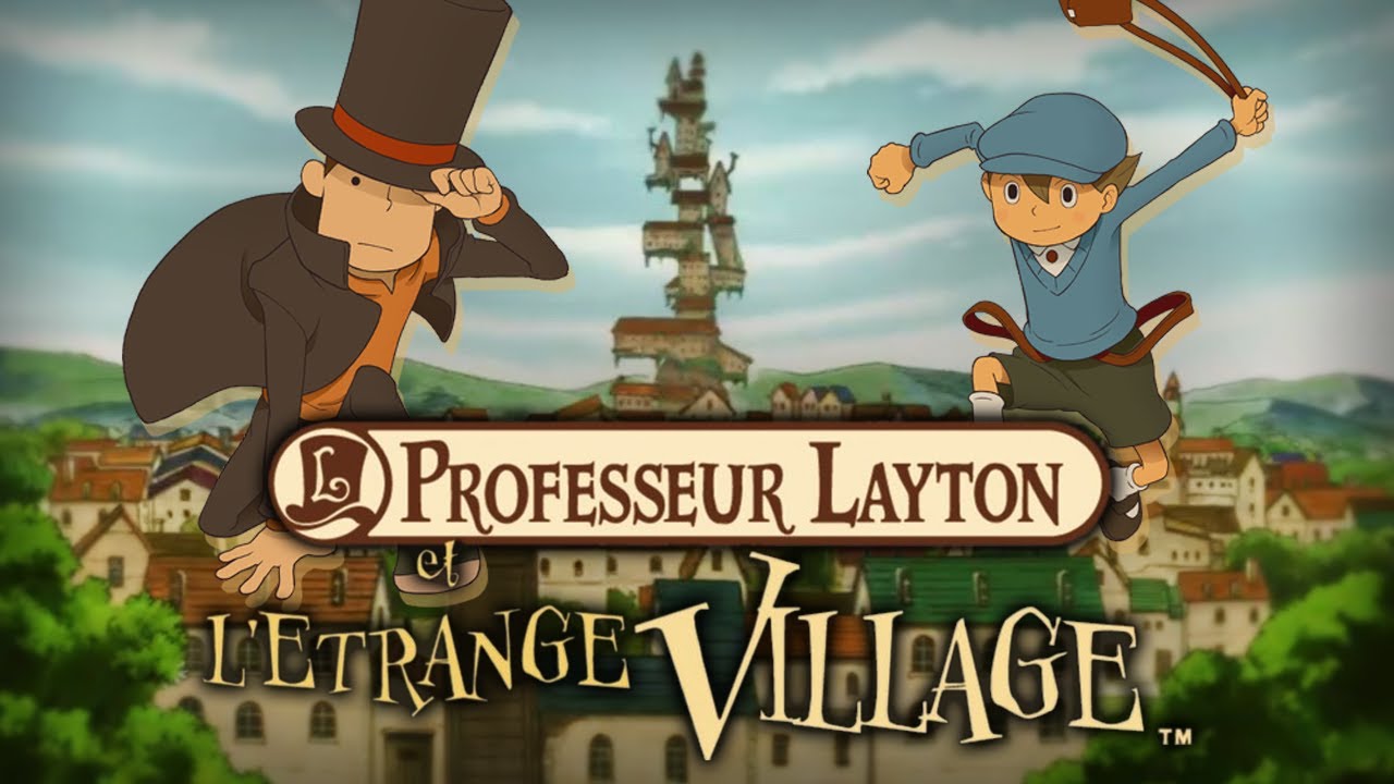 jaquette du jeu vidéo Professeur Layton et l'Étrange Village