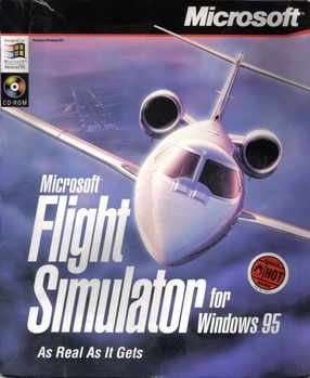 jaquette du jeu vidéo Microsoft Flight Simulator for Windows 95