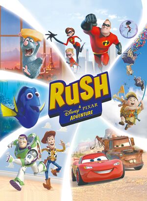 jaquette du jeu vidéo RUSH : A Disney/Pixar Adventure