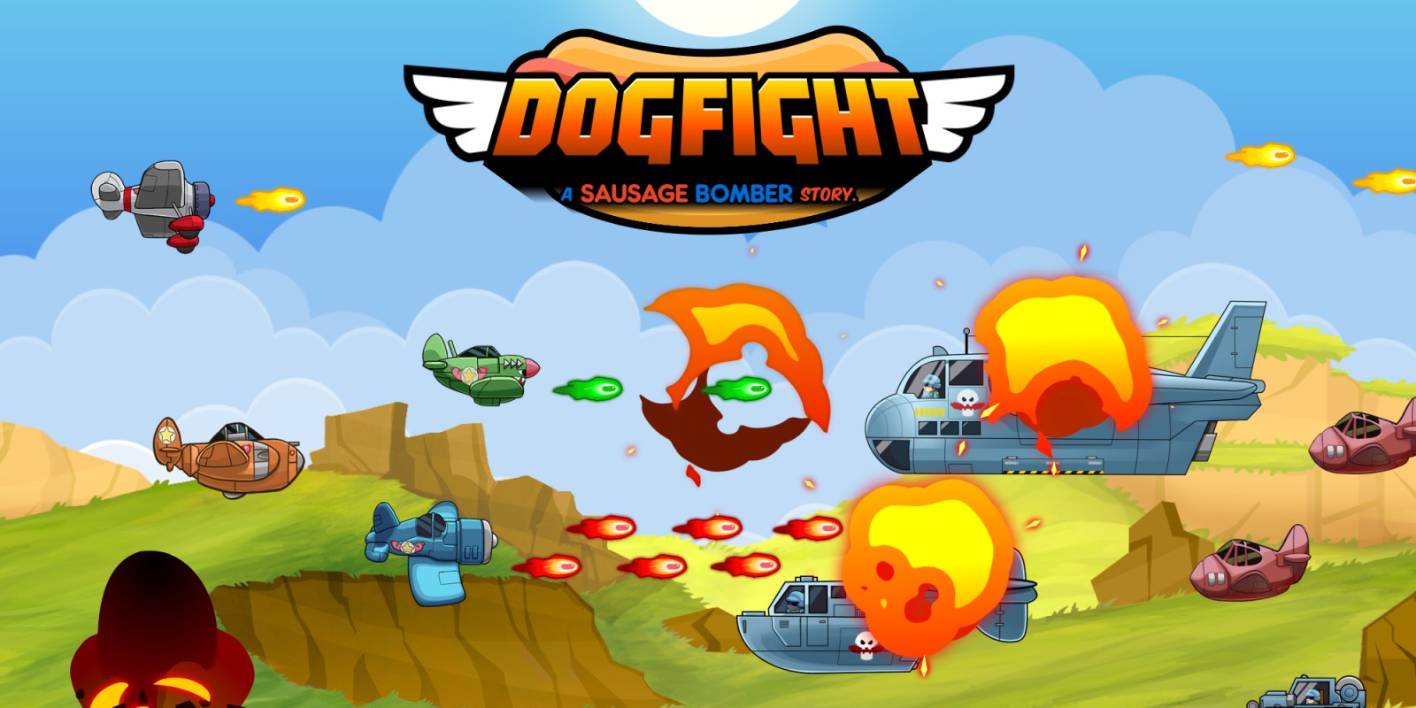 jaquette du jeu vidéo Dogfight: A Sausage Bomber Story