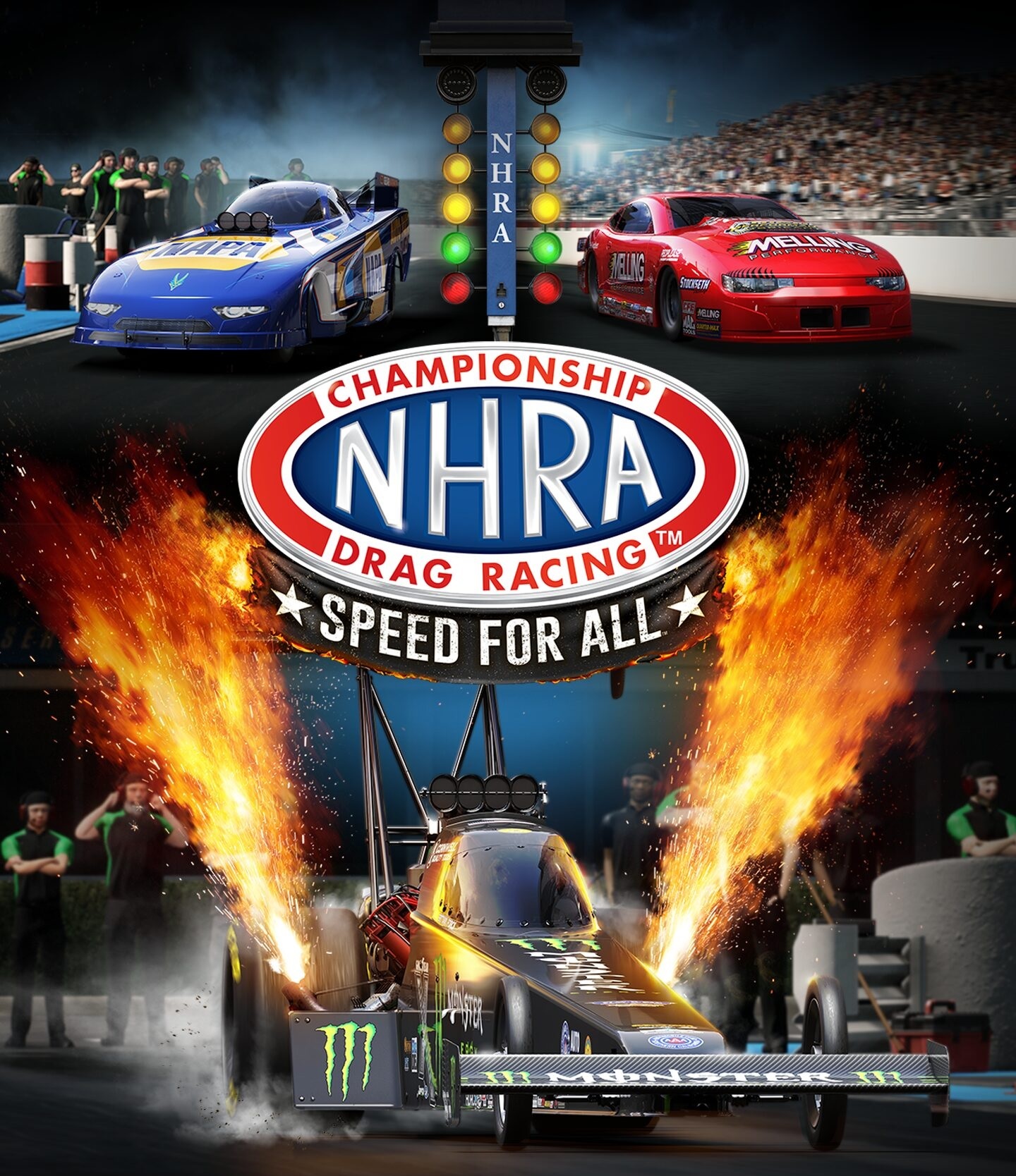 jaquette du jeu vidéo NHRA Championship Drag Racing - Speed For All
