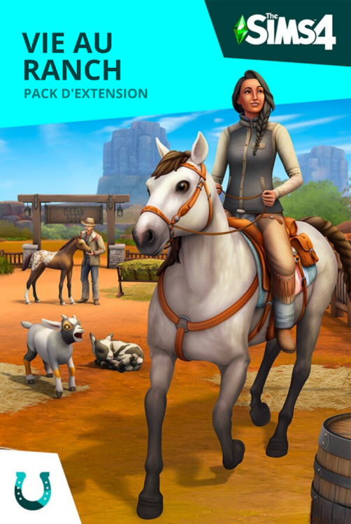 jaquette du jeu vidéo Les Sims 4 : Vie Au Ranch