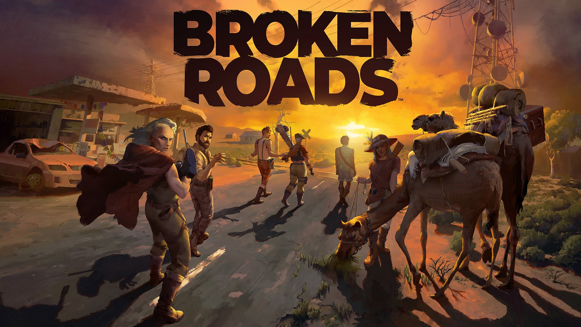 jaquette du jeu vidéo Broken Roads