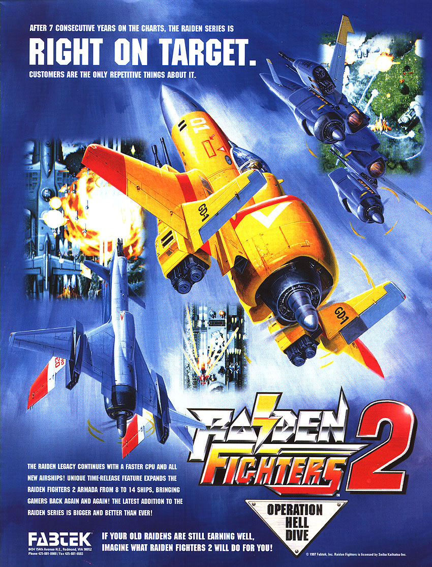 jaquette du jeu vidéo Raiden Fighters 2: Operation Hell Dive