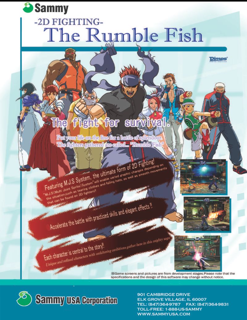 jaquette du jeu vidéo The Rumble Fish