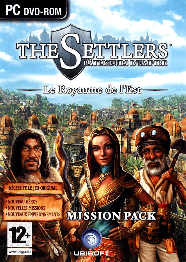 jaquette du jeu vidéo The Settlers : Bâtisseurs d'Empire : Le Royaume de l'Est
