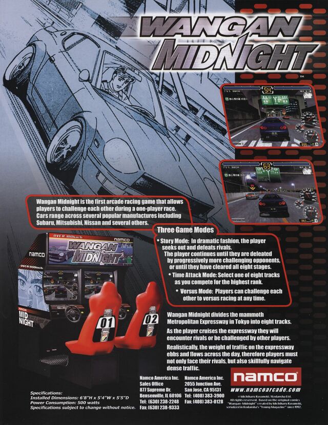 jaquette du jeu vidéo Wangan Midnight