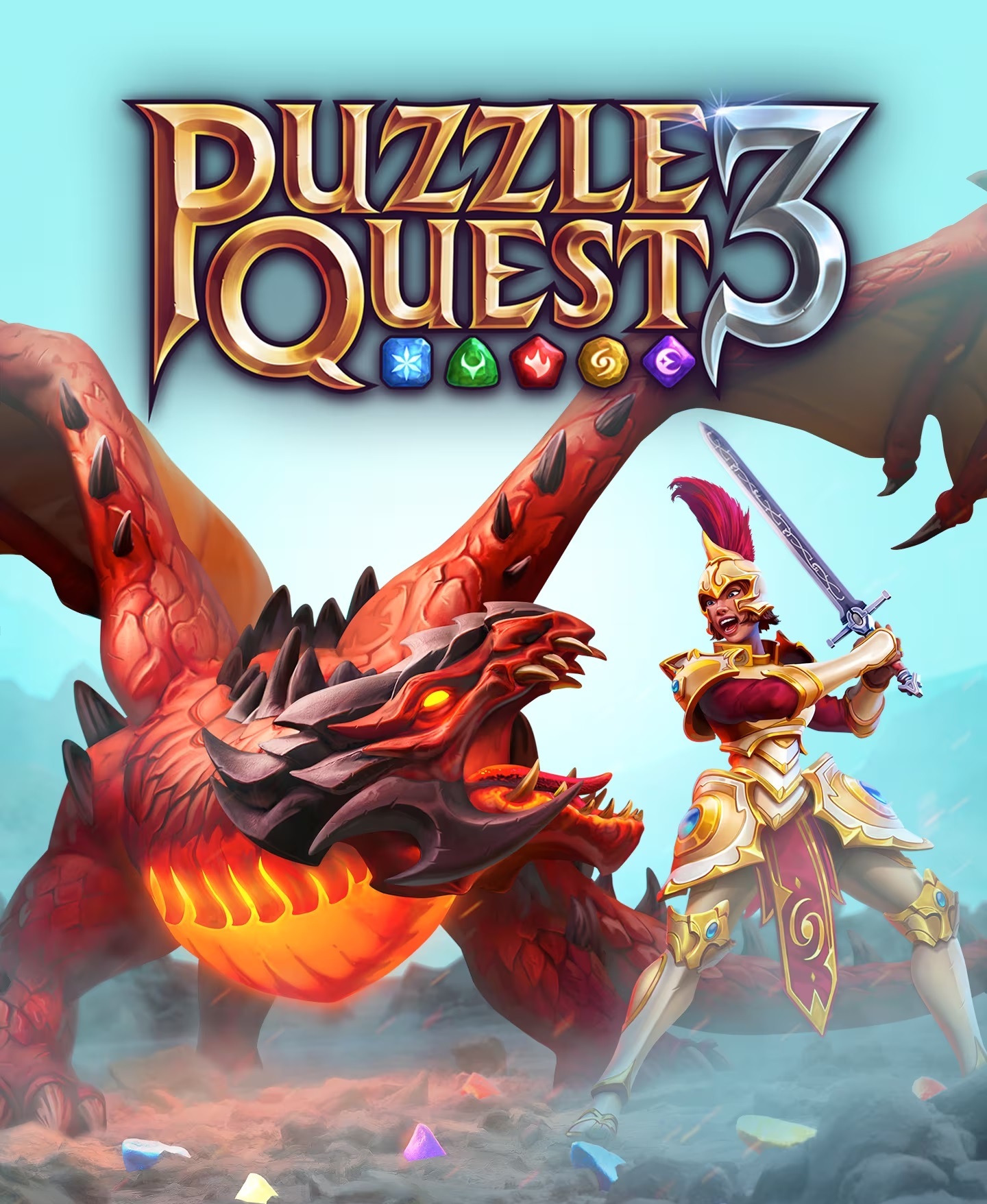 jaquette du jeu vidéo Puzzle Quest 3