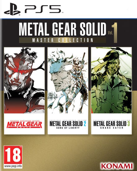 jaquette du jeu vidéo Metal Gear Solid Master Collection Vol. 1